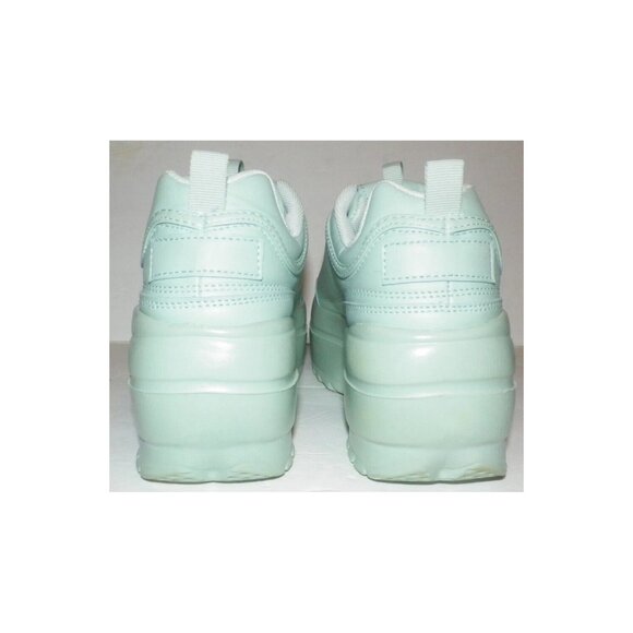 Women's 6 Berness LILY5005 Green It Platform Shoes 3.25" Heel - Picture 7 of 10